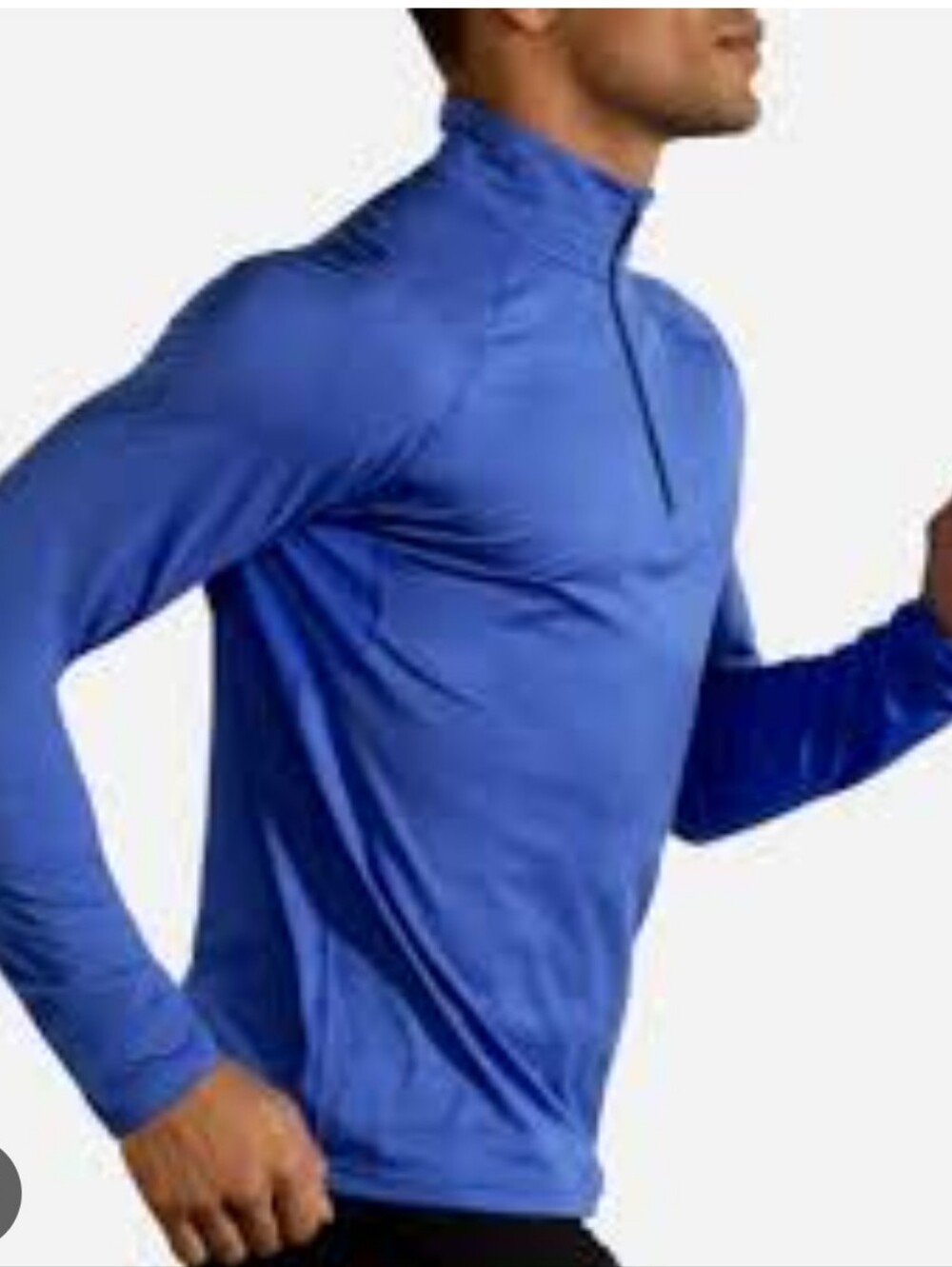 Brooks 💎Men's Half-Zip Performance Top in Blue
